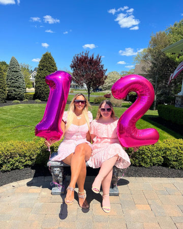 40 Inch Hot Pink 1 Balloon For First Birthday, 1St Number Balloons Birthday Decorations For Girl Kids Toddler Baby, One Giant Nu