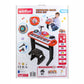 Winfun Keyboard Rock Star Set 37 Key Electronic Keyboard With Flashing Lights Microphone Stand Stool And Record/Playback Feature