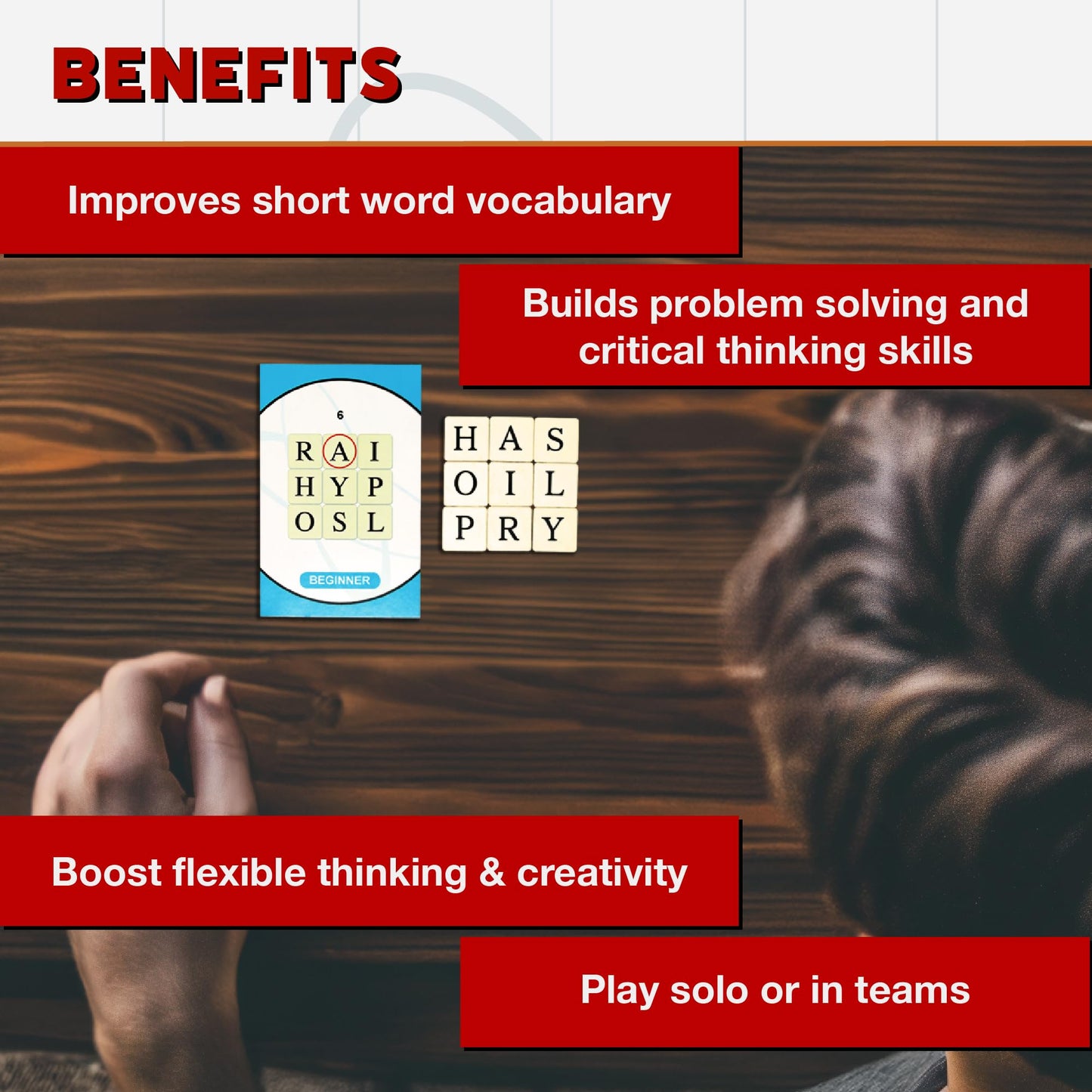 Continuum Games Word Q Jumbled Crossword Brainteaser - Cardstock, Model 1501
