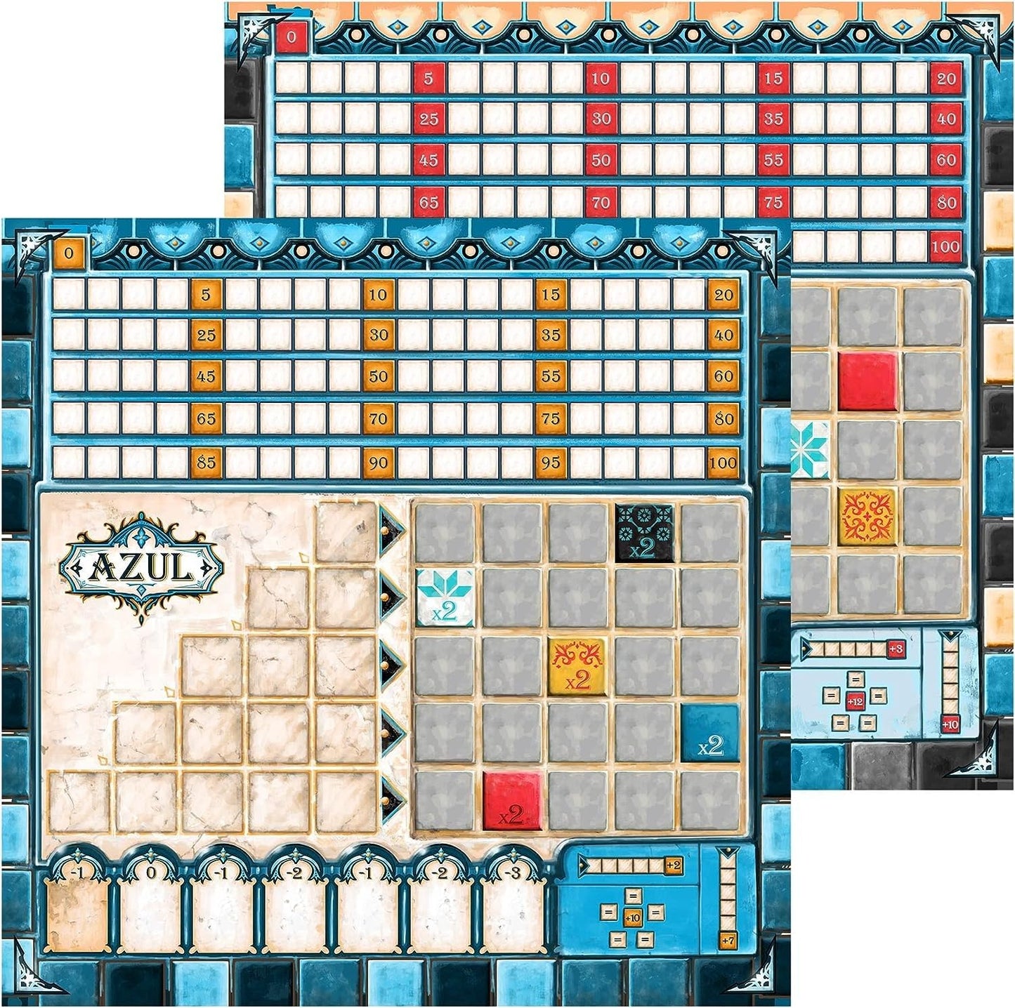 Azul Crystal Mosaic Board Game Expansion - Strategic Tile-Placement Game for 2-4 Players, Ages 8+, Multi-colored, Model NMG60012