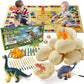 Stuffed Easter Eggs Basket Stuffers - 12 Dinosaur Toys Easter Gifts For Kids Dino Fossil Eggs Dig Excavation Kit W Play Mat Christmas Birthday Gift For Boys Girls Ages 3 4 5 5-7 6 7 8 + 8-13 Years Old