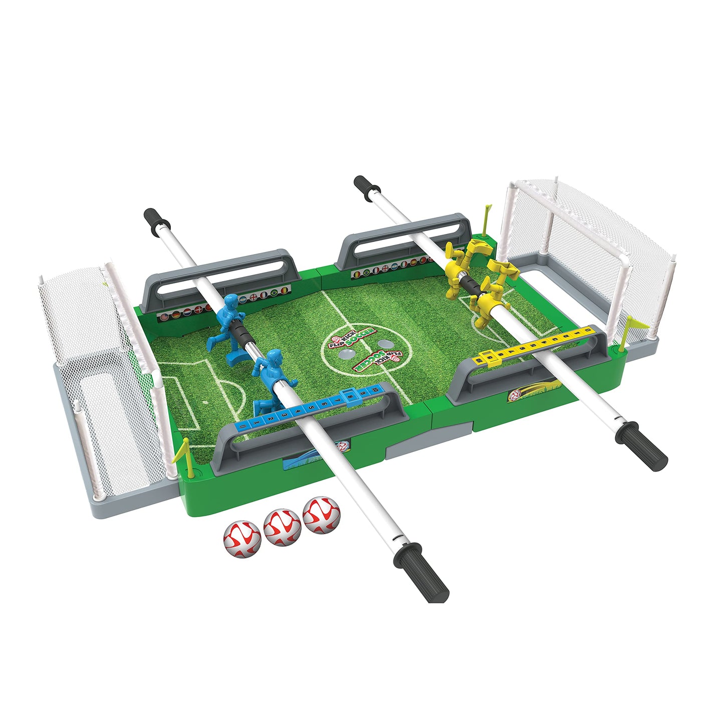 Buffalo Games Flip Kick Soccer - Fast Paced Dexterity Game - Plastic - Ages 5+ - Great for Family Game Night - Model 360