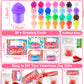 Valentines Gifts For Kids 28 Pack Prefilled Valentine Butter Slime Cup Bulk 28 Colors And 28 Valentines Cards For Kids School Cl