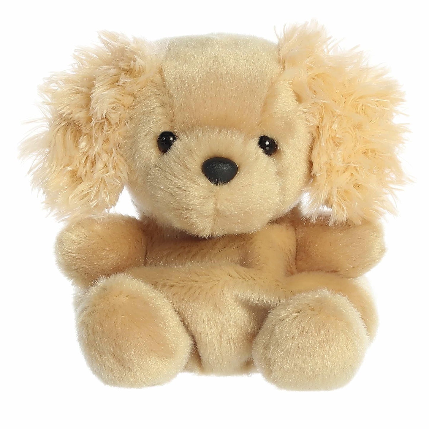 Aurora Adorable Palm Pals Oatmeal Goldendoodle Stuffed Animal - Fun Collectible Plush for Kids and mature-themed Collectors - Perfect for Decorating Rooms and Birthday Gifts - Brown 5 Inches