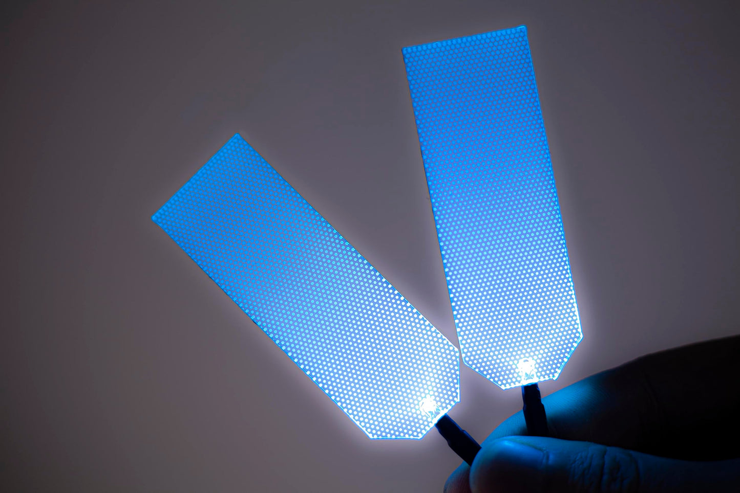 mlnyitus [Azure] Flexible Helmet Decorations led Lights Flexible Cosplay DIY kit Decorations RGB Light Superhero for Men Gifts