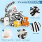 Tezituor 5 Pcs Tiger Stuffed Animals Set  20 Inch Large Mommy Stuffed Tiger Plush with 4 Babies Toy  White Tiger Plush Pillow Gift for Girls Boys