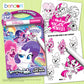 Bendon My Little Pony Coloring Game Book - 20 Pages, Mess-Free Marker, Small, Multicolor, Model 49934