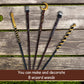 Magic Wand Making Kit For Kids Adults Diy Craft Set Wizard Birthday Party Supplies Make Your Own Wands 24-Piece