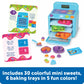 Learning Resources Mini Oven - Sorting Sweets Pretend Play Food, Ages 3+, Plastic, Model LER6821, Colors: Blue, Green, Purple, Pink