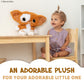 KIDS PREFERRED Gizmo Plush Stuffed Animal, Crinkle Sound, 12 Inches, Multicolor, Model 73950-A
