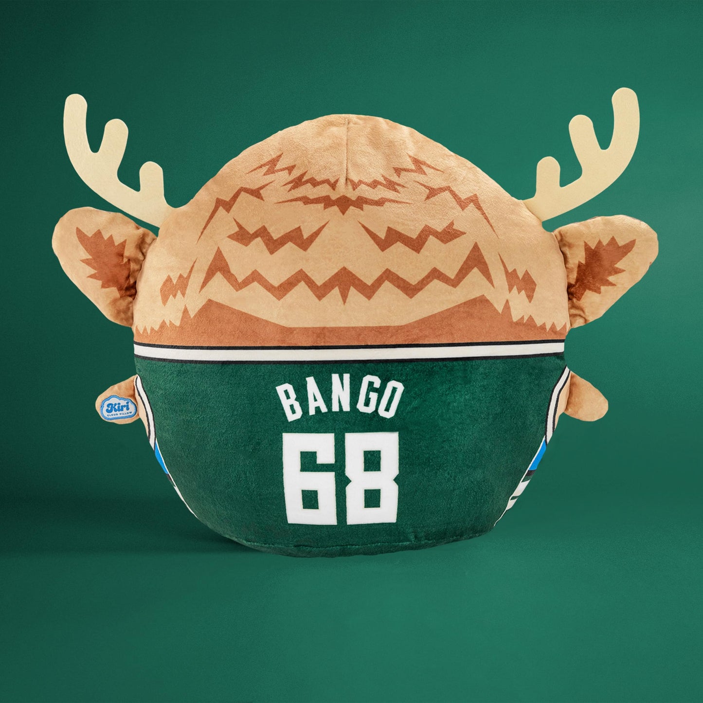 Sleep Squad Milwaukee Bucks Bango 12'' Mascot Kiri Cloud Plushie - Official Nba Plush