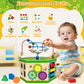 Wooden Activity Cube For 12-18 Month, 1 Year Old Boys & Girls, 7-In-1 Stem Montessori Early Developmental Learning Toys For Kids