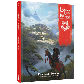 Asmodee Legend of The Five Rings Roleplaying Game Emerald Empire SOURCEBOOK - Explore The Rich Culture and Geography of Rokugan,