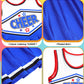 Jenpen Cheerleader Costume Cheerleading Outfit Dress Cheer Uniform With Bow Halloween Dress Up Gifts(5-7 Years,Blue)
