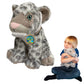 Ecobuddiez - Snow Leopard From Deluxebase. 12 Inch Snow Leopard Plush Toy. Eco Friendly Child Safe Leopard Stuffed Animal Made From Recycled Plastic Bottles.