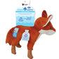 Spunky Pup Clean Earth Plush Fox | Made From 100% Recycled Water Bottles | Large