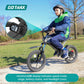 Gotrax Astra Electric Dirt Bike, 16'' Pneumatic Tires, Max 16 Mile And 15.5Mph Speed Power By 300W Brushless Motor, Dual Suspens