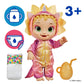 Baby Alive Dino Cuties Doll, Triceratops, Doll Accessories, Drinks, Wets, Triceratops Dinosaur Toy For Kids Ages 3 Years And Up, Blonde Hair