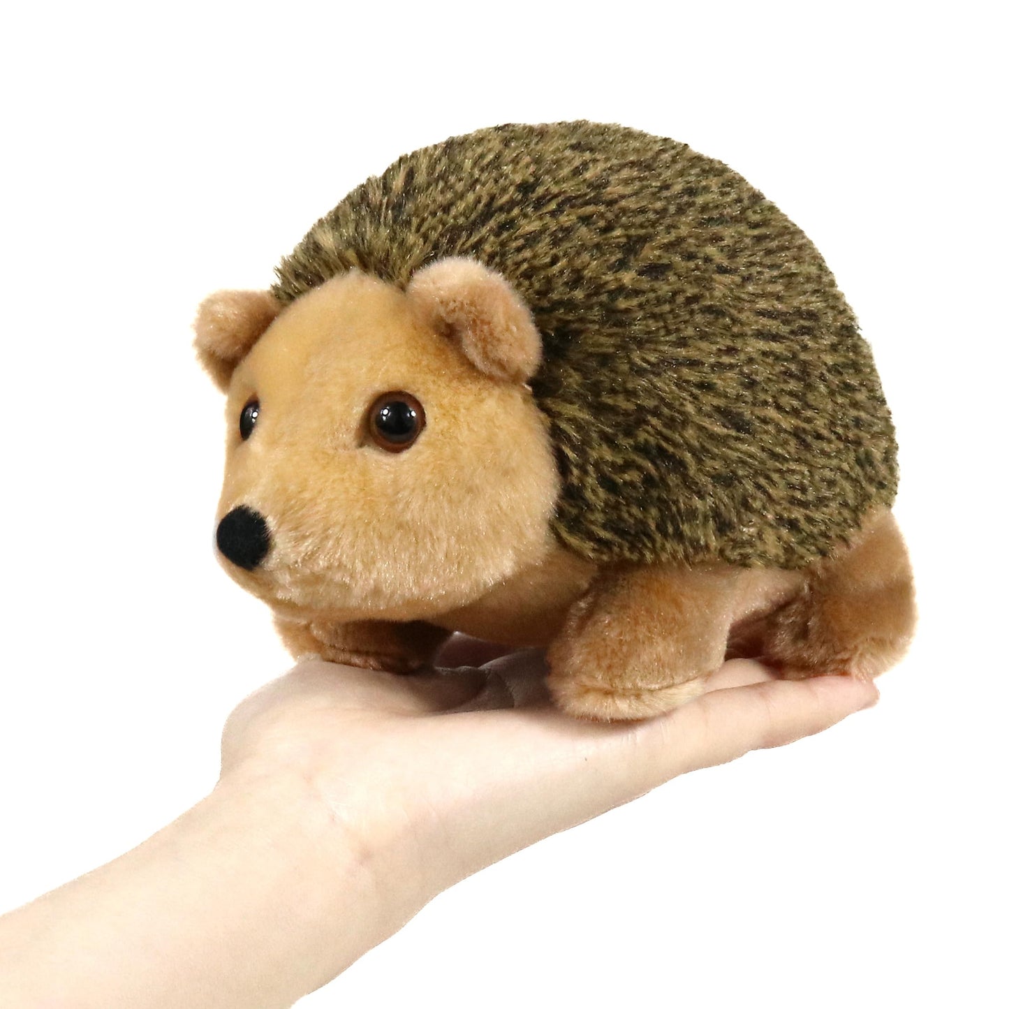 Ice King Bear Wild Animal Small Stuffed Animals Zoo Family Plush Toy (Hedgehog 6 Inches)