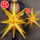 Partywoo Gold Star Balloons, 2 Pcs 42 Inch Large 14-Pointed Starburst Balloons, One-Piece Star Explosion Balloons With Ribbon, Point Star Foil Balloons, Mylar Balloons For Birthday Party Decorations