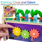 Amtreen 6-In-1 Wooden Montessori Toys For 1 Year Old, Whack-A-Mole Game | Play The Xylophone | Frog Clock | Carrot Harvest Game | Spinning Gear, Toddler Toys Aged 1-4, Baby Toy Gift For Early Learning