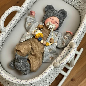 Babeside Realistic Reborn Baby Dolls Boy Noah, 20 Inches Soft Full Vinyl Body Realistic Baby Dolls, Real Life Baby Doll With Toy Accessories Gift Set For Kids Age 3+