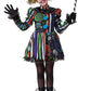 Neon Nightmare Clown Child Costume  X-Large