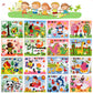 Cqg #H Style 16Pcs 11.5'' X 8.2'' Large 3D Eva Foam Sticker Puzzle Game Diy Cartoon Animal Learning Education Toys For Children.