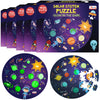 Cocomoco Kids Birthday Return Gifts For Kids Bulk Pack Of 5 Pcs - Solar System Puzzle - Glow In The Dark - Educational Toy - Spa