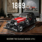 Mould King 10114 Classic Car Building Blocks Model  1308 Pieces Vintage Car Model Toy  Creative Idea Vehicle Collectible for Kids/mature-themed