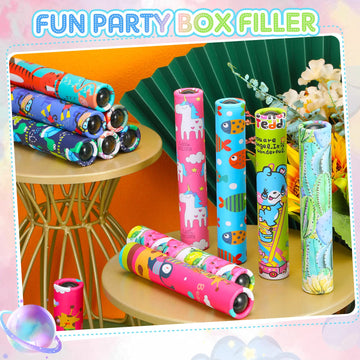 30 Pcs Classic Kaleidoscopes Vintage Kaleidoscope Toys, Return Gifts For Kids Birthday Mini Kaleidoscope Kit For School Classroom Prizes, Stock Stuffers Bag Fillers, Random Colors (Stylish Style)