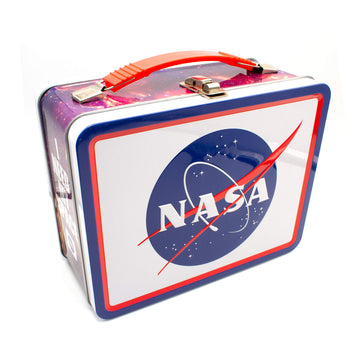 Nasa Logo Embossed Tin Lunch Box