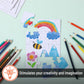 Mr. Pen- Blank Puzzle, 10 Pack, 12 Pieces/Pack, 5.5' X 8.1', White Puzzle, Blank Puzzles To Draw On, All White Puzzle, Blank Puzzle Pieces To Write On, Blank Jigsaw Puzzle Pieces