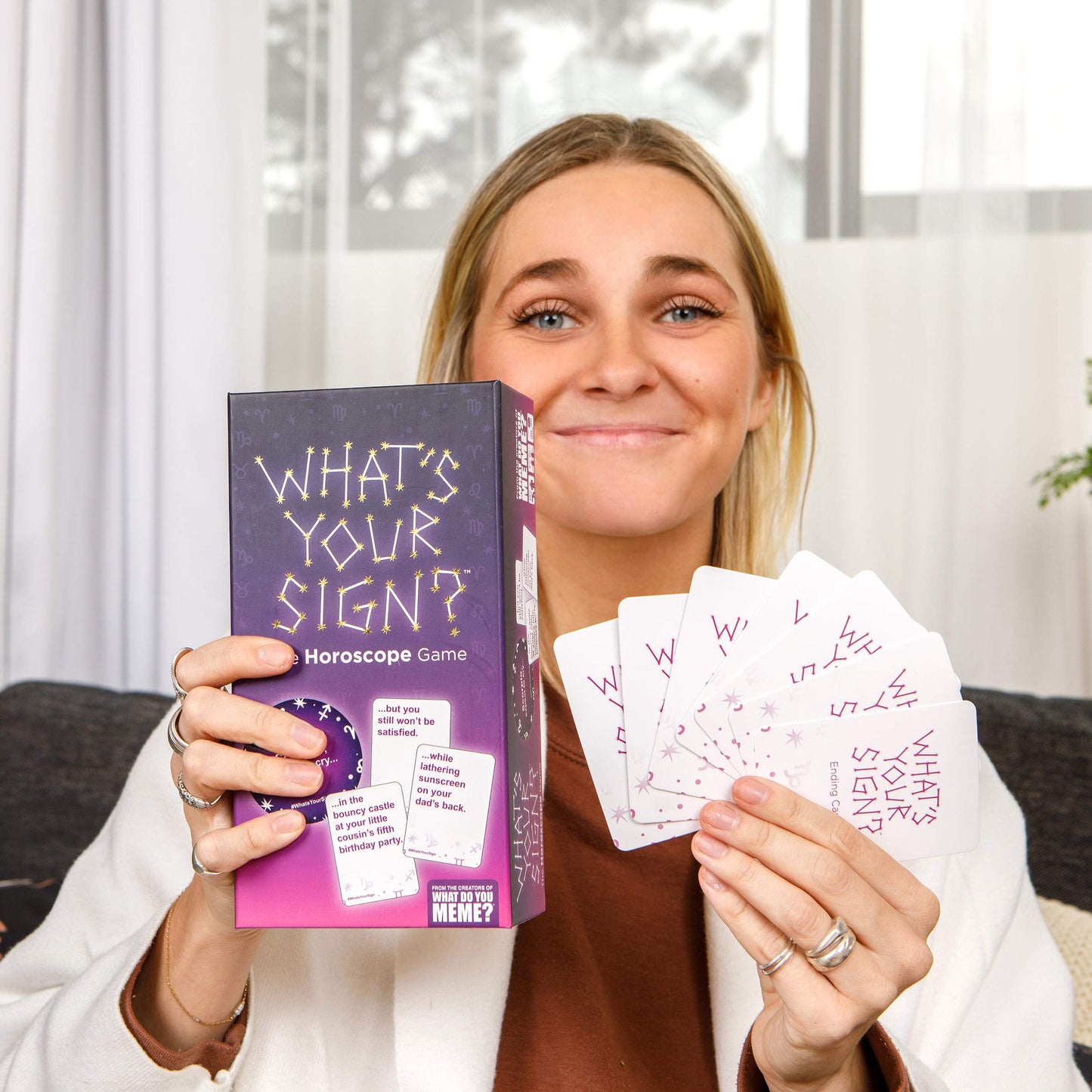 WHAT DO YOU MEME? Horoscope Game for Astrology Lovers - Medium Size, Multicolor, Model HRSCP416, Paper Material