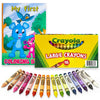 The Mega Deals Large Crayons, 16 Count Assorted Colors Jumbo Crayons, Ideal for Toddlers, Fat Crayon, Thick Crayon with Toddler 