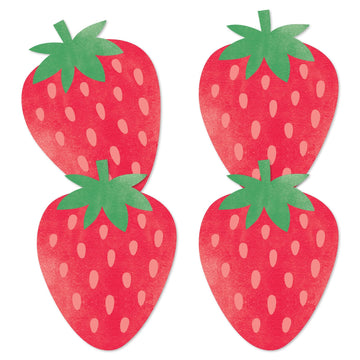 Big Dot of Happiness Berry Sweet Strawberry - Decorations DIY Fruit Themed Birthday Party or Baby Shower Essentials - Set of 20
