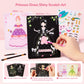 Mideer 4 In 1 Art Craft Kits For Kids, Princess Dress Up Game Set With Diamond Painting & Scratch Paper Art, Paper Fantasy Makeu
