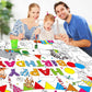 Naozinebi Safari Animals Party Coloring Poster For Kids Giant Coloring Poster Large Jungle Animals Coloring Tablecloth Jumbo Col