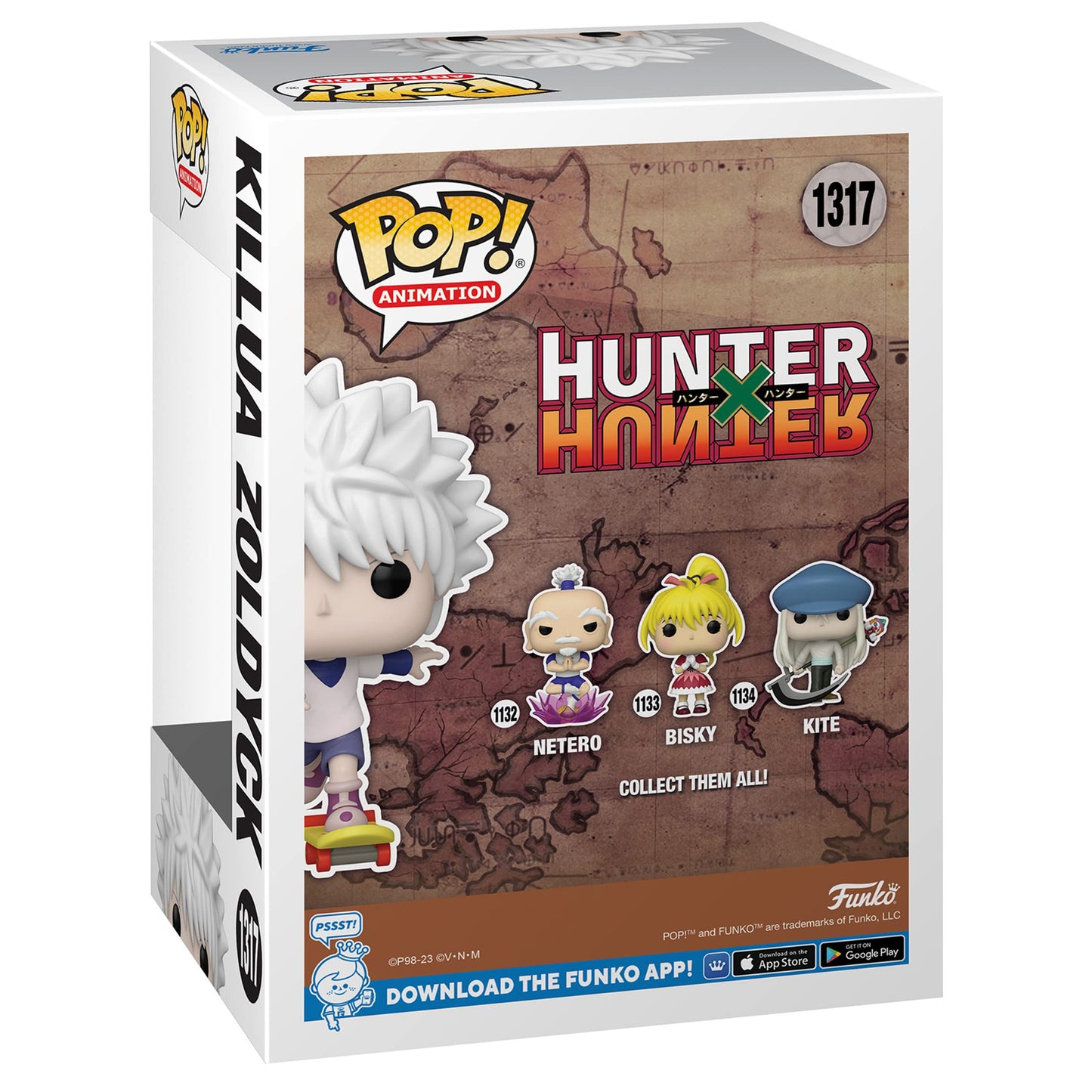 Funko Pop! Animation: Hunter X Hunter - Killua With Skateboard Vinyl Figure