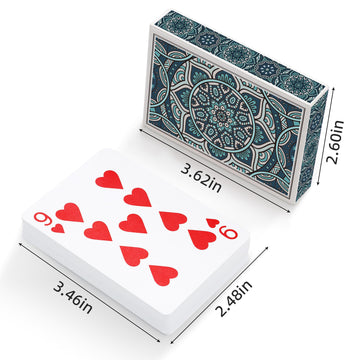 Playing Cards 2 Pack Deck Of Cards,Standard Poker Cards Professional Set,Fun Card Games For Adults,Easy Shuffle Unique Design Ca