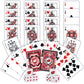 Masterpieces Game Day - NCAA Wisconsin Badgers 2-Pack Playing Cards & Dice Pack - Officially Licensed Set for mature-themeds and Family