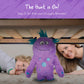 Continuum Games Snuggle Monster Plush Toy & Book Set, Purple - CG0320, Soft Stuffed Fabric, Perfect for Hide and Seek Bedtime Fun
