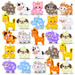 30Pcs Party Favors For Kids Fidget Toys Bulk Mini Pop Keychain Stocking Stuffers Birthday Carnival Treasure Classroom Prizes Toddler Toys Fidget Pack Stress Relief Toys