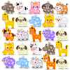 30Pcs Party Favors For Kids Fidget Toys Bulk Mini Pop Keychain Stocking Stuffers Birthday Carnival Treasure Classroom Prizes Toddler Toys Fidget Pack Stress Relief Toys