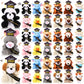 Miniinflat 12 Pcs Mini Graduation Stuffed Animal Bulk Tiny Congrats Grad Plush Toy Small Animal Doll Keychain With Grad Hat For