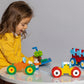 Plus Plus Big Make & Go 29 Pieces Construction Building Stem/Steam Toy, Interlocking Large Puzzle Blocks For Toddlers And Presch