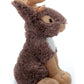 The Petting Zoo Jackalope Plush Toy, 12 inches, Brown, Model 419043, Perfect Gift for Kids
