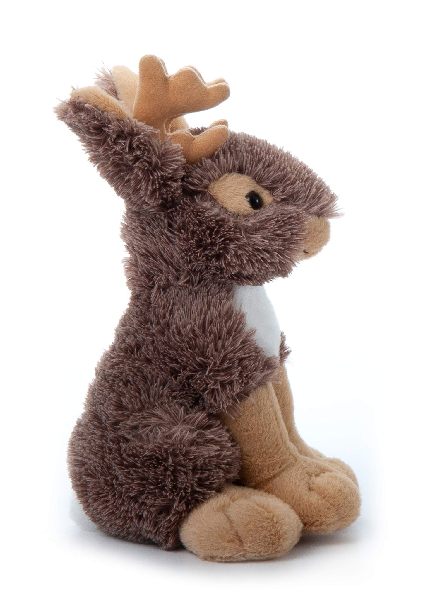 The Petting Zoo Jackalope Plush Toy, 12 inches, Brown, Model 419043, Perfect Gift for Kids
