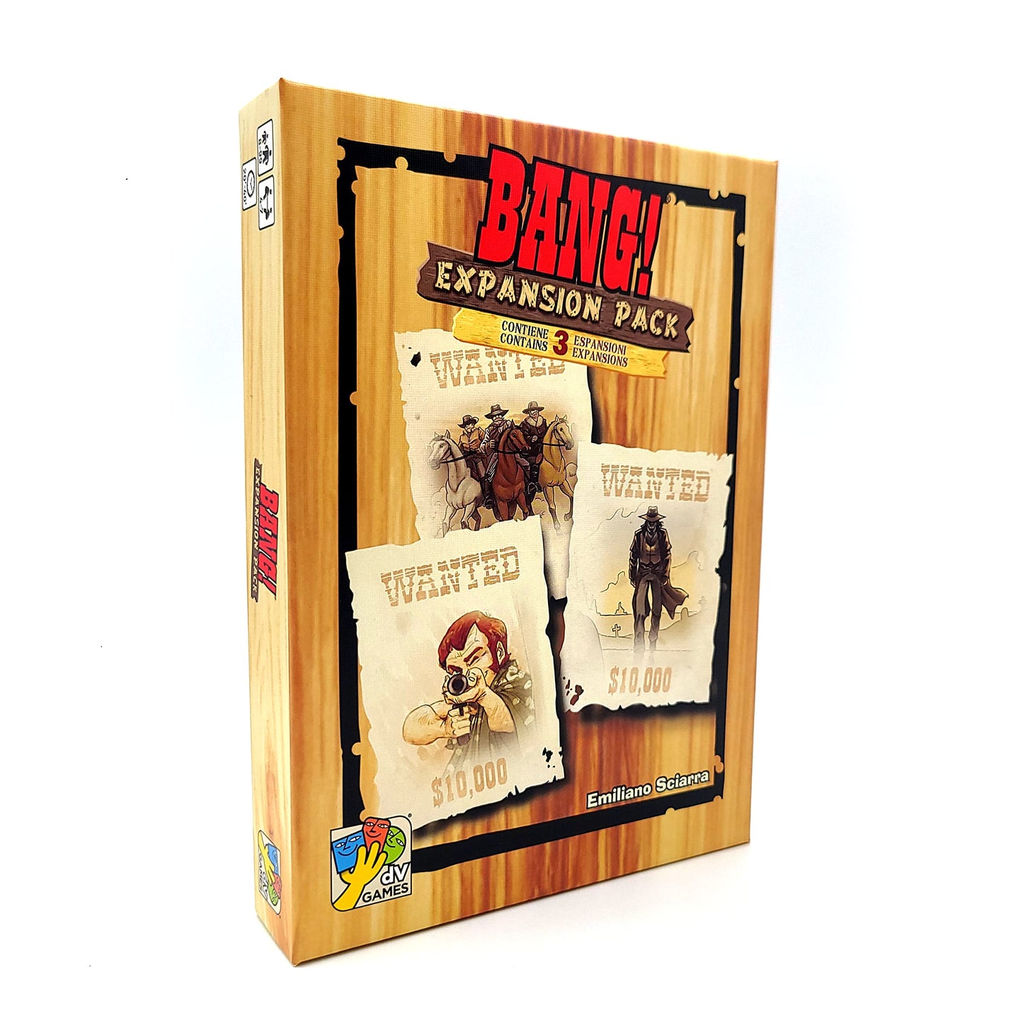 dV Giochi Bang Expansion Pack Card Game - Multicoloured, Cardboard, 5.5"x7.75"x1.25", Model DVG9118