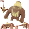 Yjhwlf Stretchy Glue-Sand Filled Rubber Gorilla, Latex Gorilla Soft Decompression Doll Toy,Squishy Monkey Toy, Animal High-Elast